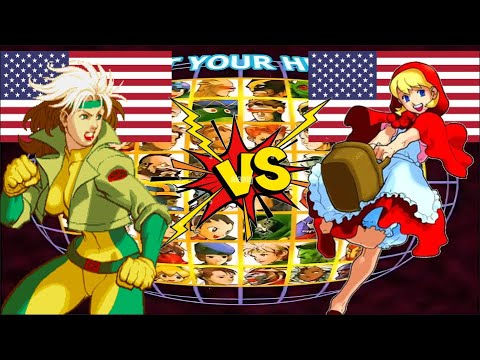 Wallpaper #n5wW4pIBZHQxiYarDb7d352 Marvel vs Capcom 2 New Age of Heroes Sanguine Penguin vs Pink Shinobi