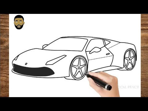 Wallpaper #WrjF3JIBJvJKYCmE7f2M340 How to Draw a Ferrari Car Easy Step by Step Drawing Youtube