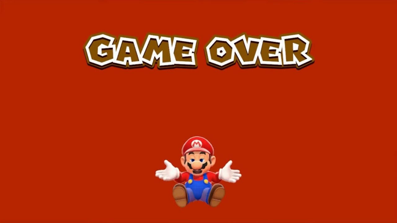Wallpaper #fpyk4ZIBZHQxiYarn7zE10 Super Mario 3D World the Elusive Game Over Screen Youtube