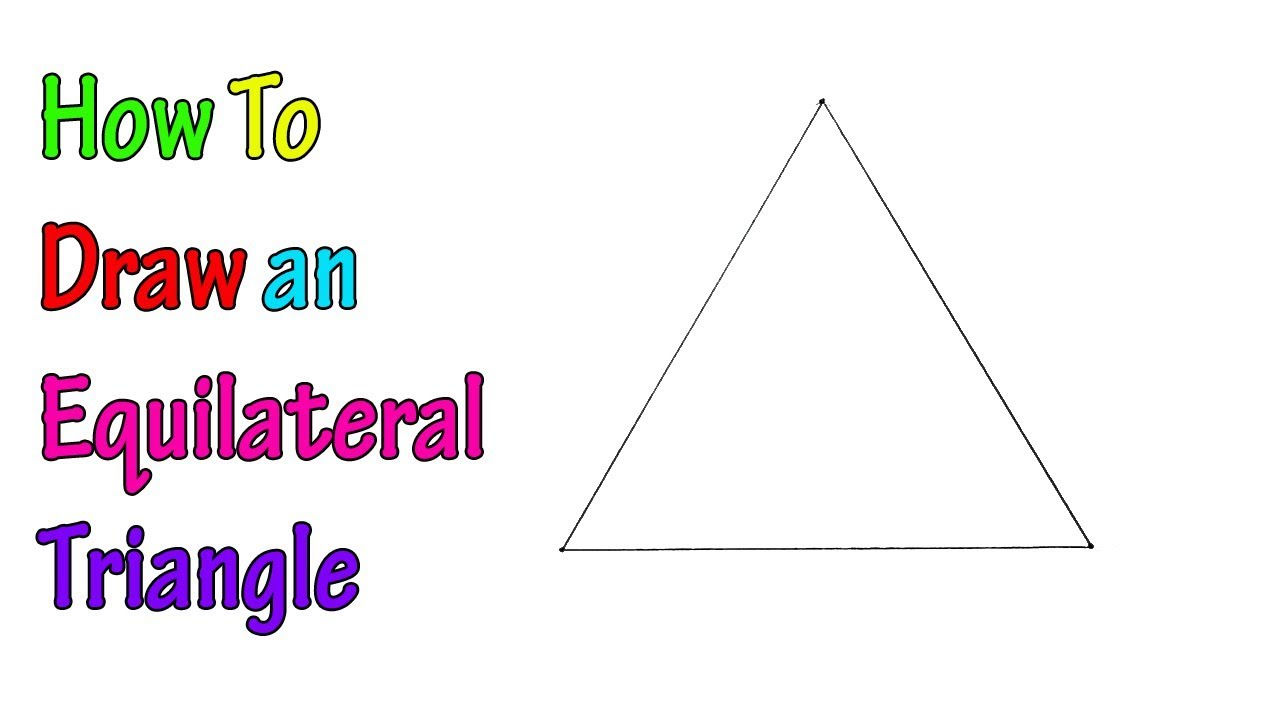 Wallpaper #Dbiz25IBJvJKYCmE9fje12 How to Draw an Equilateral Triangle Regular Triangle Easy Step by