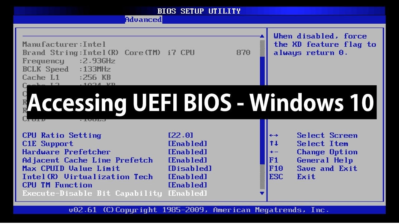 Wallpaper #57kc35IBJvJKYCmECgjQ4 How to Access Uefi Bios Setup on Windows 10 Youtube