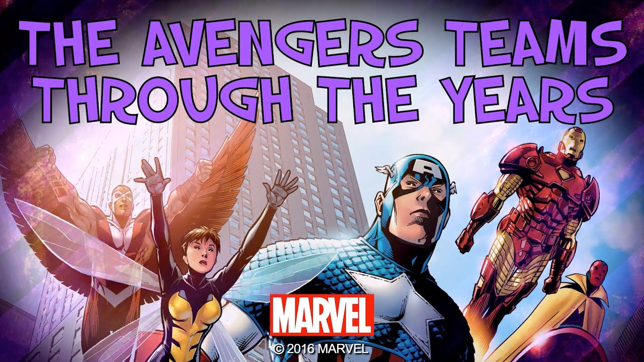 Wallpaper #B7jH15IBJvJKYCmE4uWL158 The Avengers Teams Through the Years Youtube