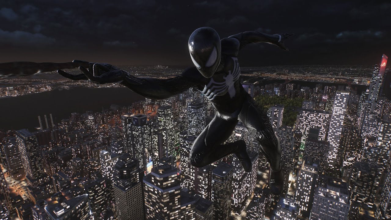 Wallpaper #_bgz2JIBJvJKYCmEJObp198 Marvels Spider Man 2 Black Suit Youtube