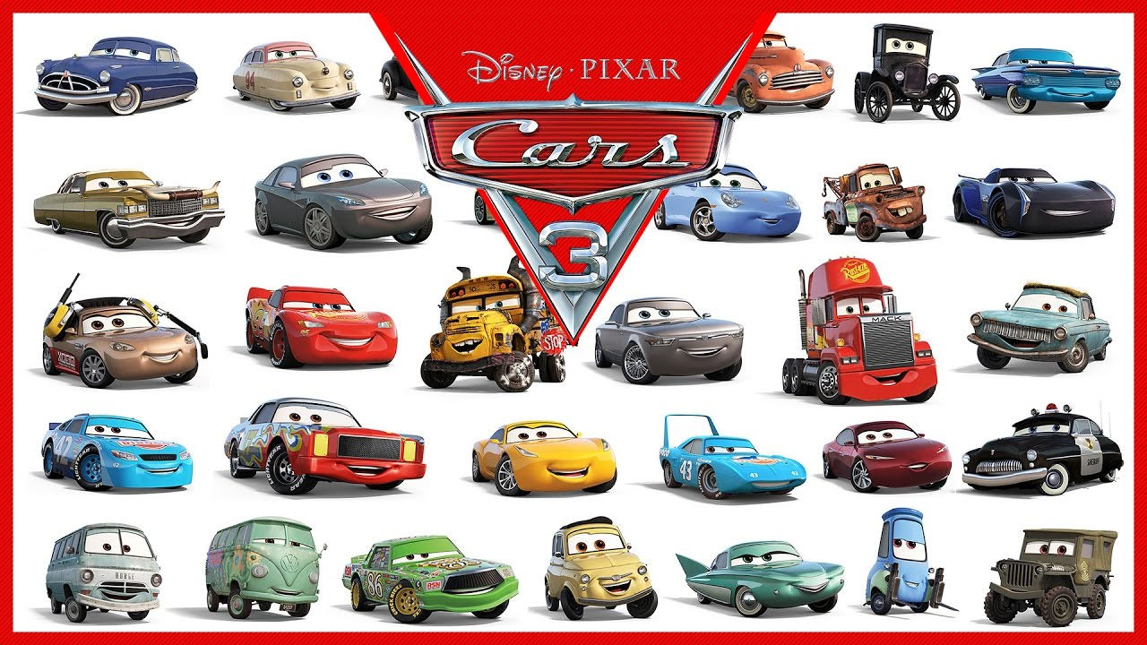 Wallpaper #AJy_4ZIBZHQxiYarMr3S40 The Cars Movie Characters