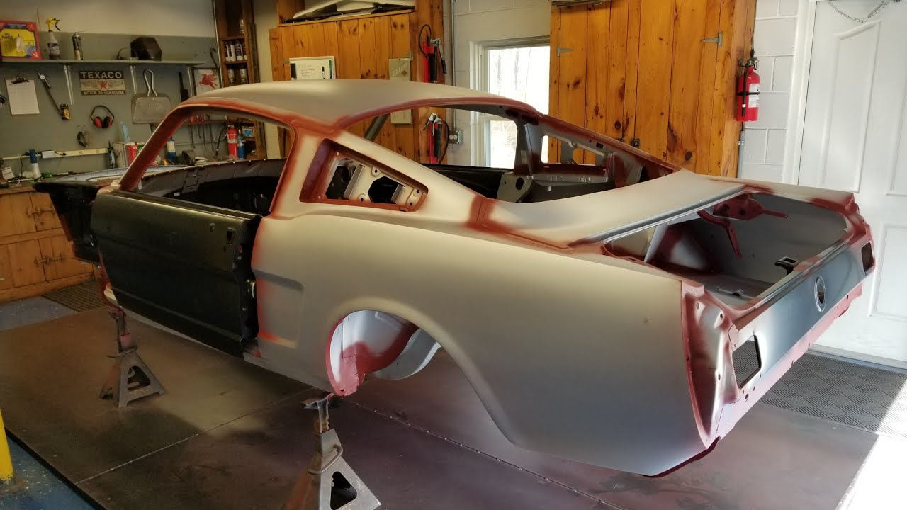 Wallpaper #xpwX4ZIBZHQxiYararlh113 Building a 1965 Mustang Fastback Shell Primer and Fenders Youtube