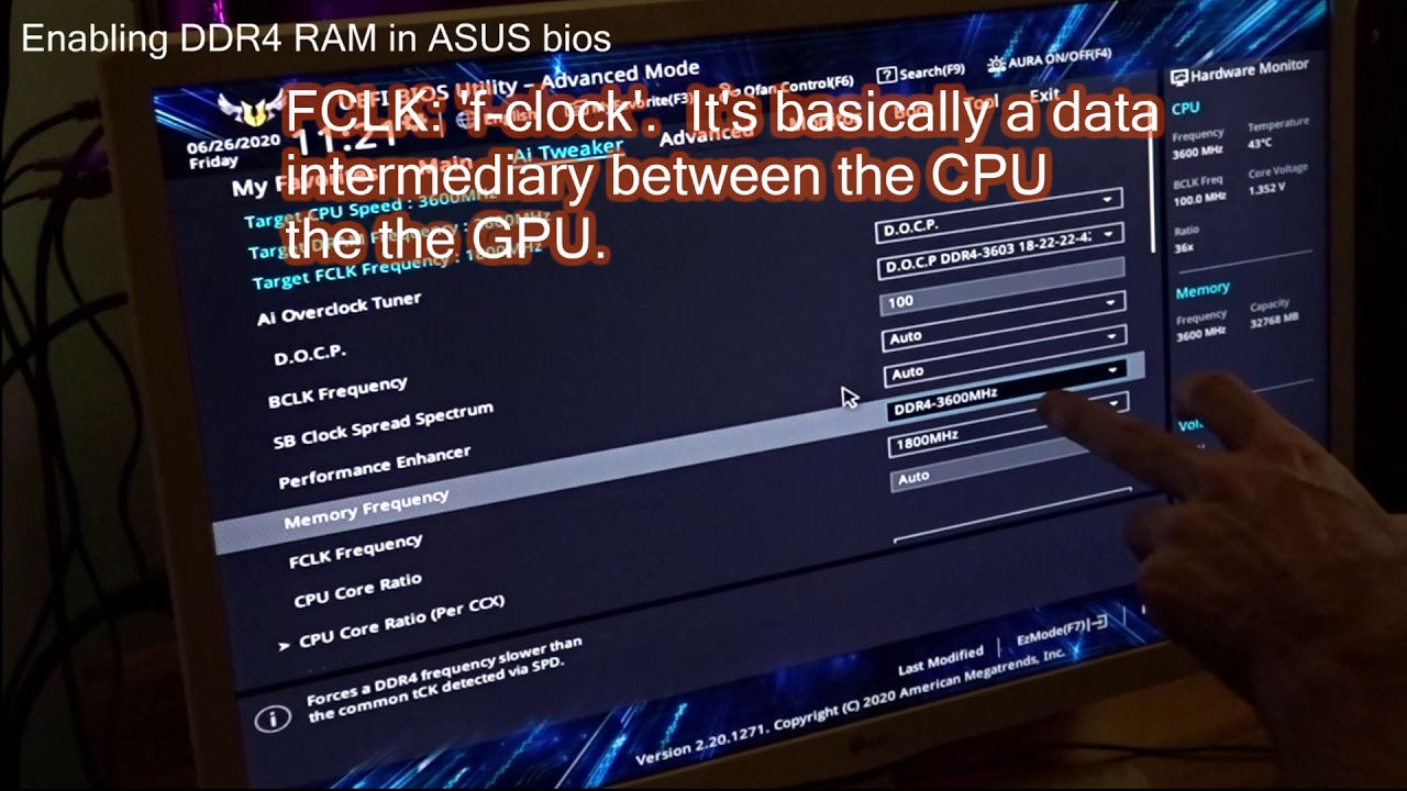 Wallpaper #lbmh3ZIBJvJKYCmE-QFl88 Enabling Memory in an Asus Bios Enabling Ramddr4 Youtube