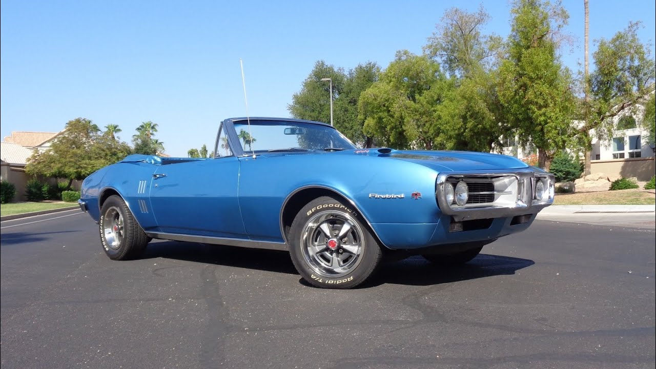 Wallpaper #KpyZ4pIBZHQxiYarYME5335 1967 Pontiac Firebird Convertible 400 Ci Engine in Blue Ride on My