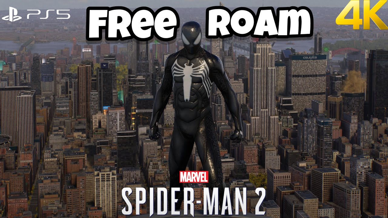 Wallpaper #_bgz2JIBJvJKYCmEJObp244 Marvels Spider Man 2 Black Suit Free Roam Gameplay 4K 60fps Youtube