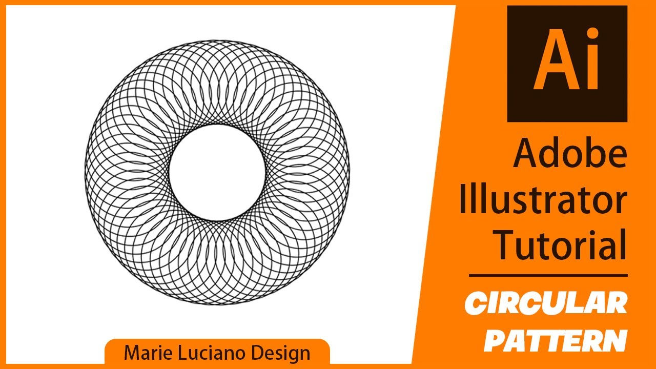 Wallpaper #_bix25IBJvJKYCmEN_fQ312 Adobe Illustrator Tutorial How to Create a Simple Circular Pattern