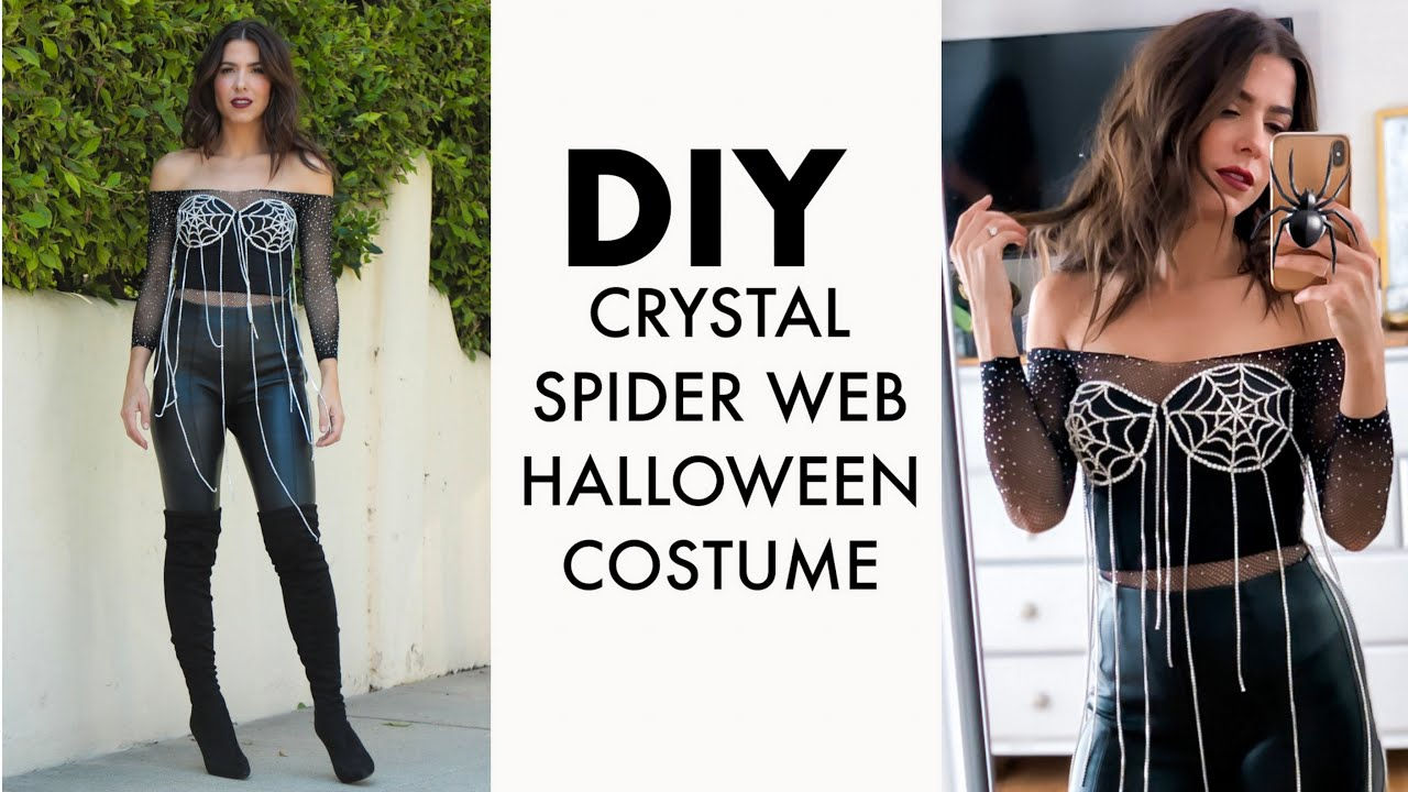 Wallpaper #SLiu2JIBJvJKYCmEWOmY10 Diy Crystal Spider Web Halloween Costume No Sew by Orly Shani