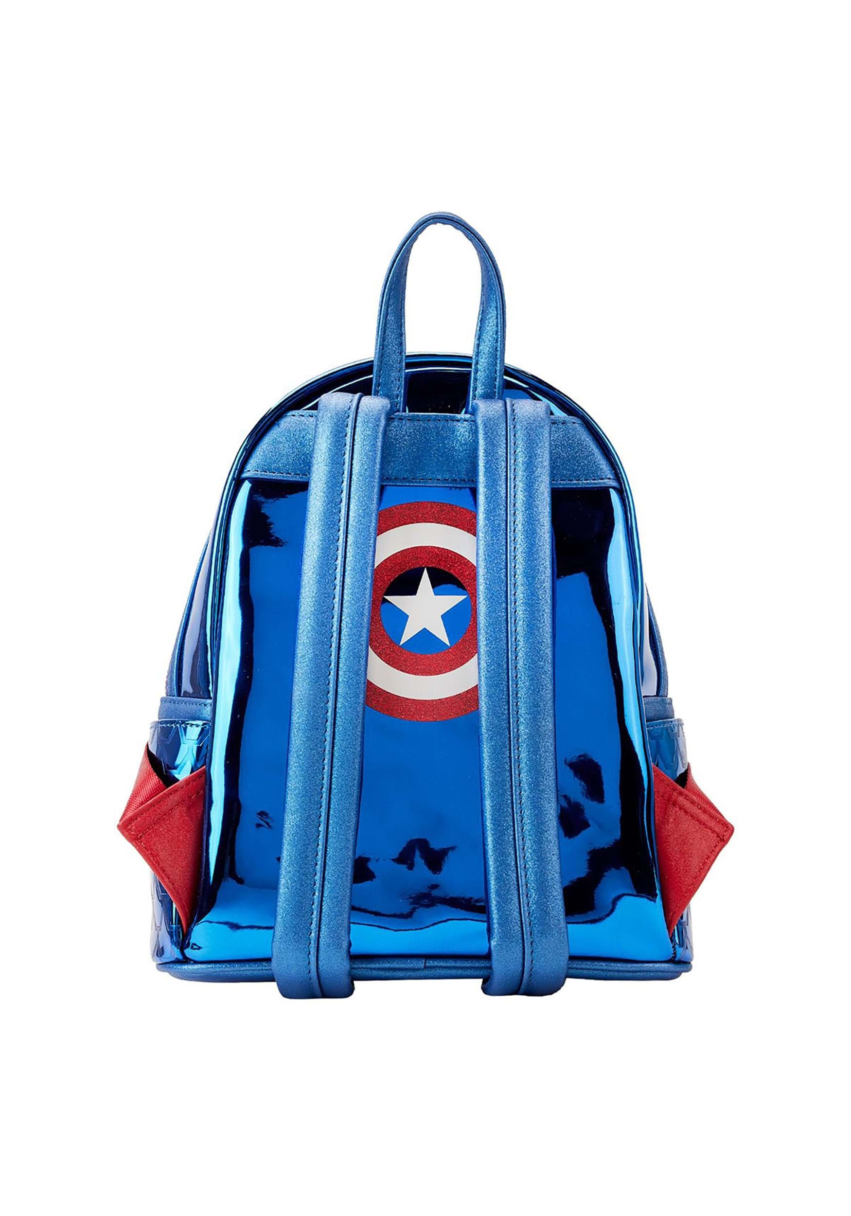 Wallpaper #wjGzNZMB5zzyi_yY0Fcl5 Marvel Shine Captain America Loungefly Mini Backpack