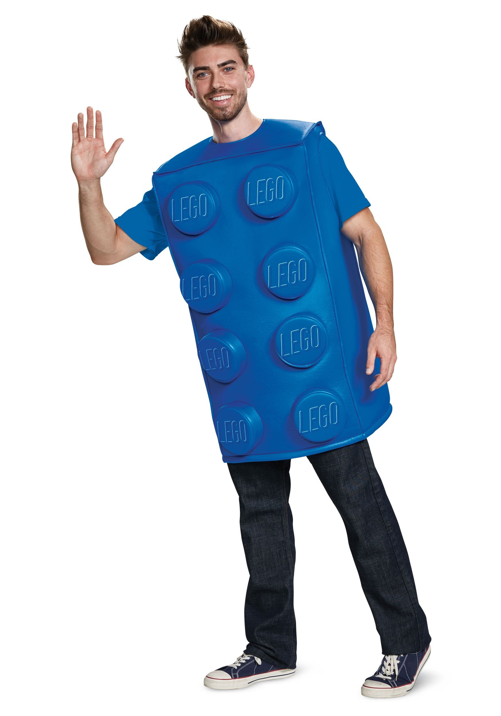 Wallpaper #_l7fMpMBborbLbczQF97230 Lego Blue Brick Costume for Adults