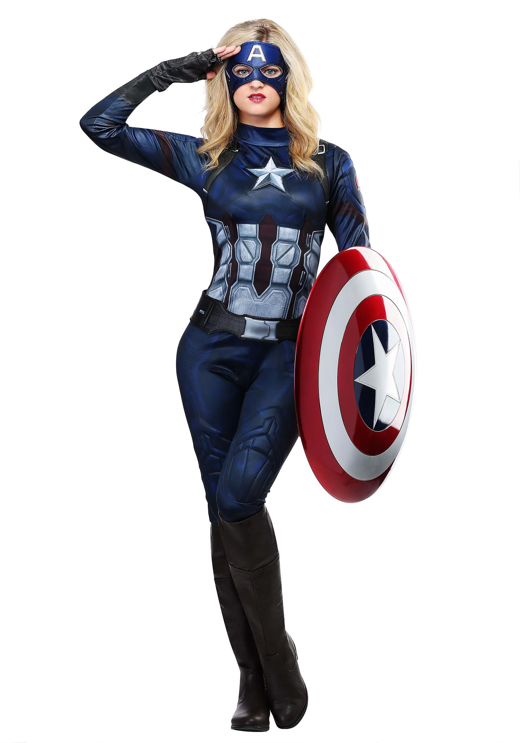 Wallpaper #V300844Bnwiau_P6pwzE47 Captain America Costume for Women
