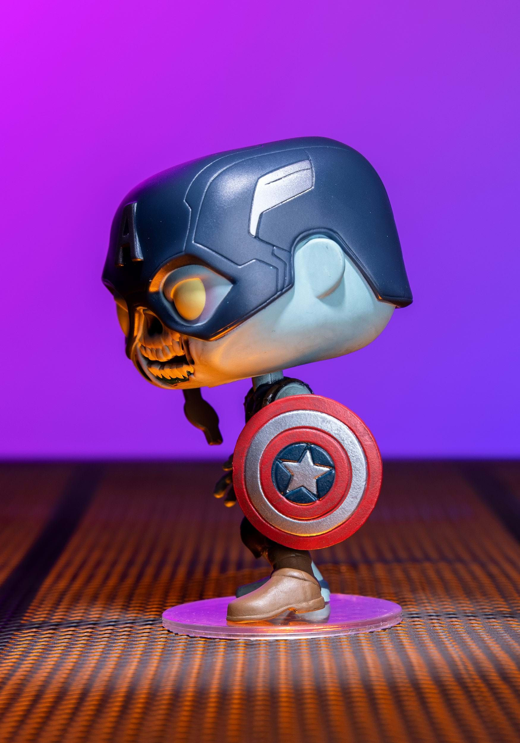 Wallpaper #vWfWEJMBSpphPi3-LPSt3 Funko Pop Marvel What if Zombie Captain America Figure