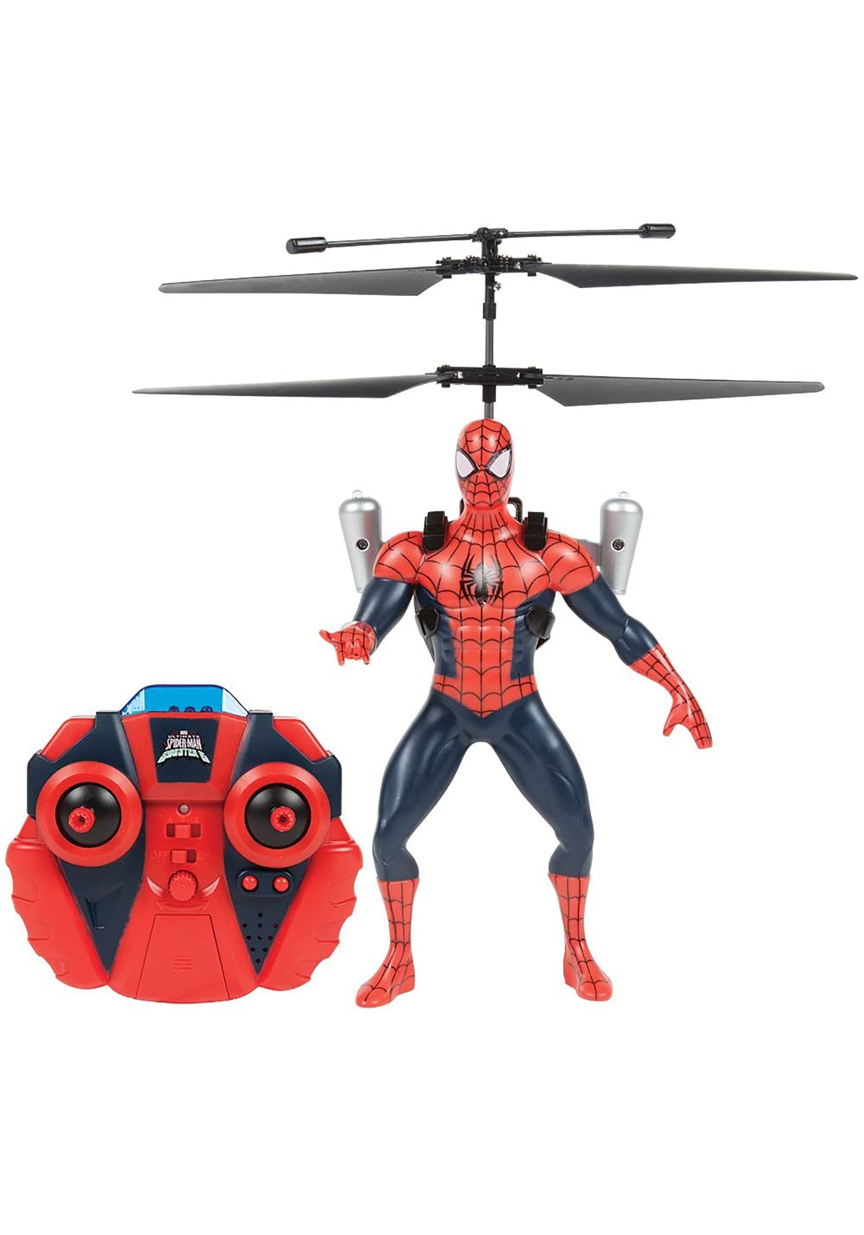 Wallpaper #y2es8pIBSpphPi3-MXHh151 Marvel Flying Spider Man Figure Ir Helicopter