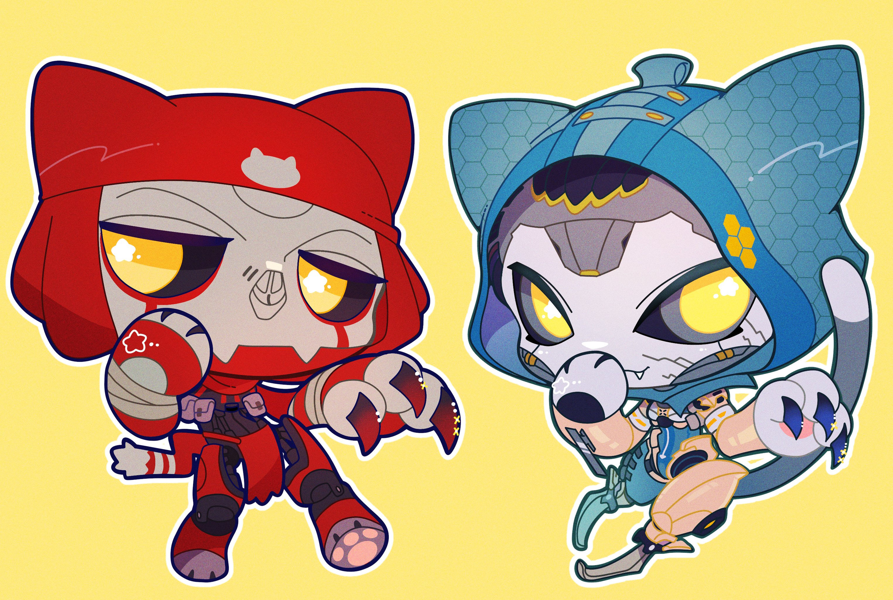 Wallpaper #_TUWlJcBk_lpvpal85YP6 Ash Revenant and Classic Revenant Apex Legends Drawn by Abyuramu