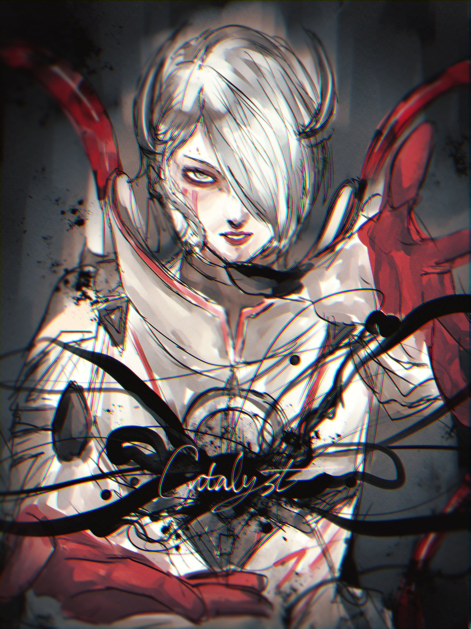 Wallpaper #qxm5D48BtGB6xQ78ql2N19 Catalyst and Blood Moon Catalyst Apex Legends Drawn by Tayuta Tayuta