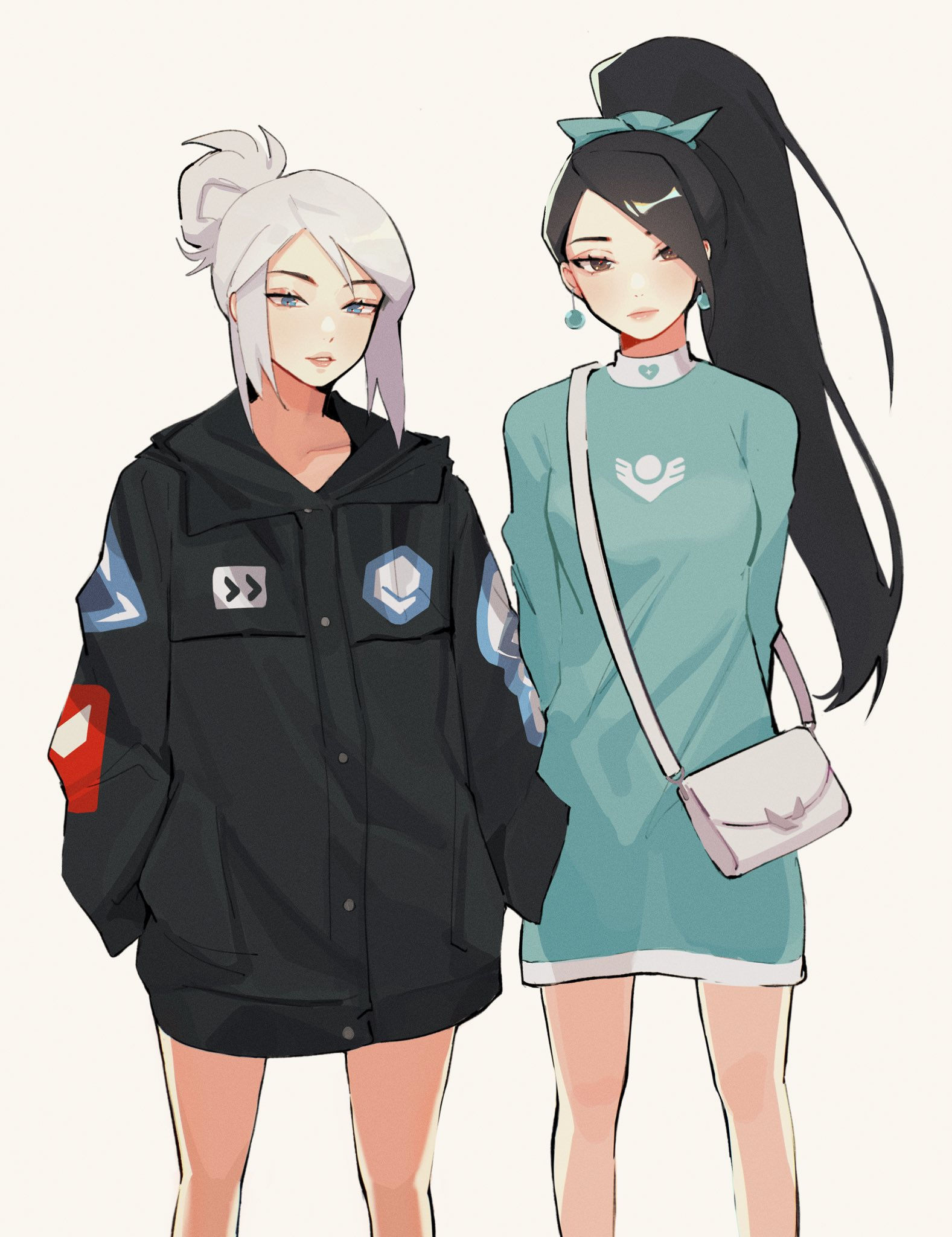 Wallpaper #2gDf644BSdW8dNouGhIv36 Jett and Sage Valorant Drawn by Hyoon Sockgyu Danbooru