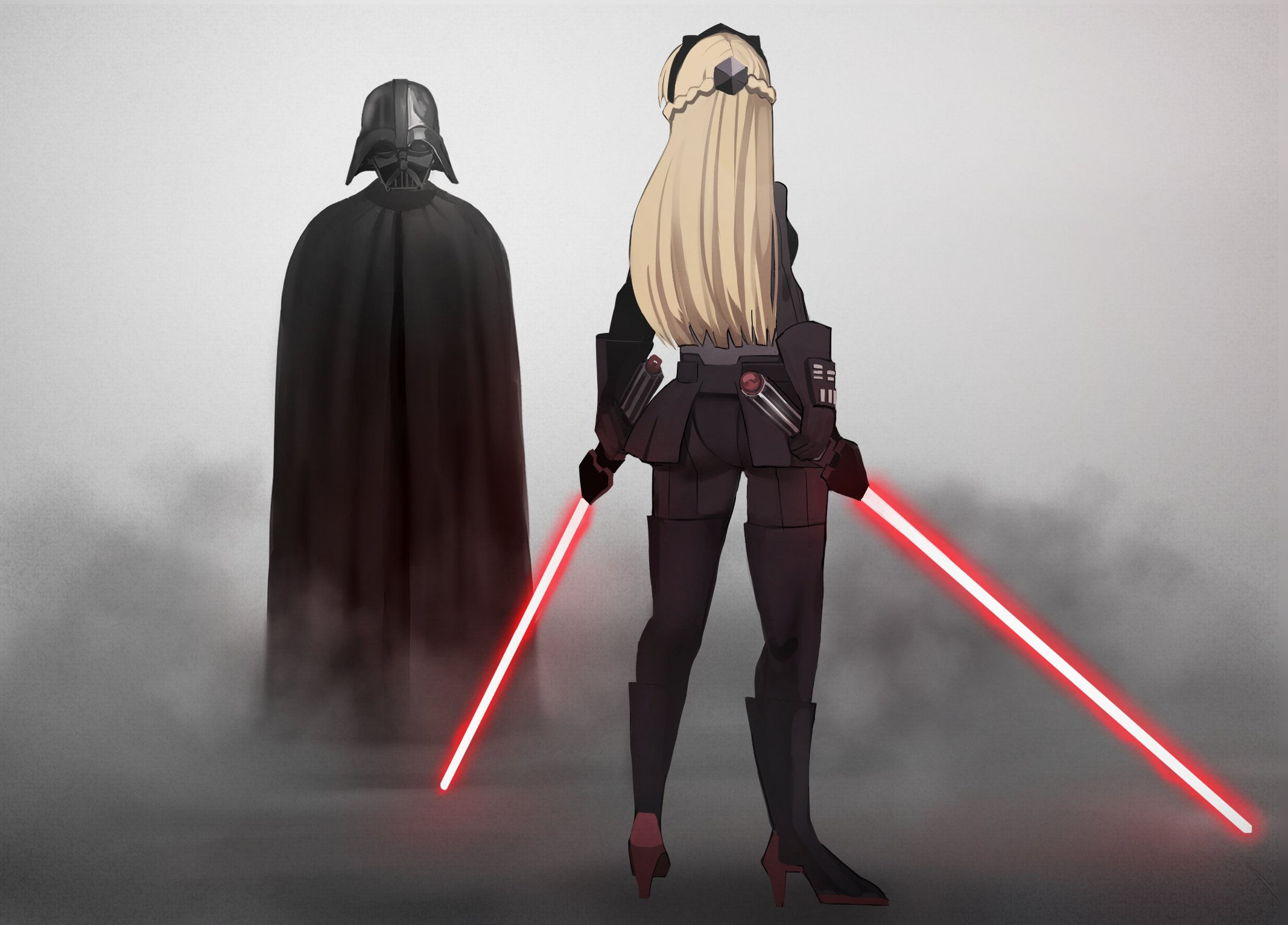 Wallpaper #J2cfA5MBSpphPi3-BbLr373 Darth Vader and Am Star Wars and 1 More Drawn by Jourd4n Danbooru