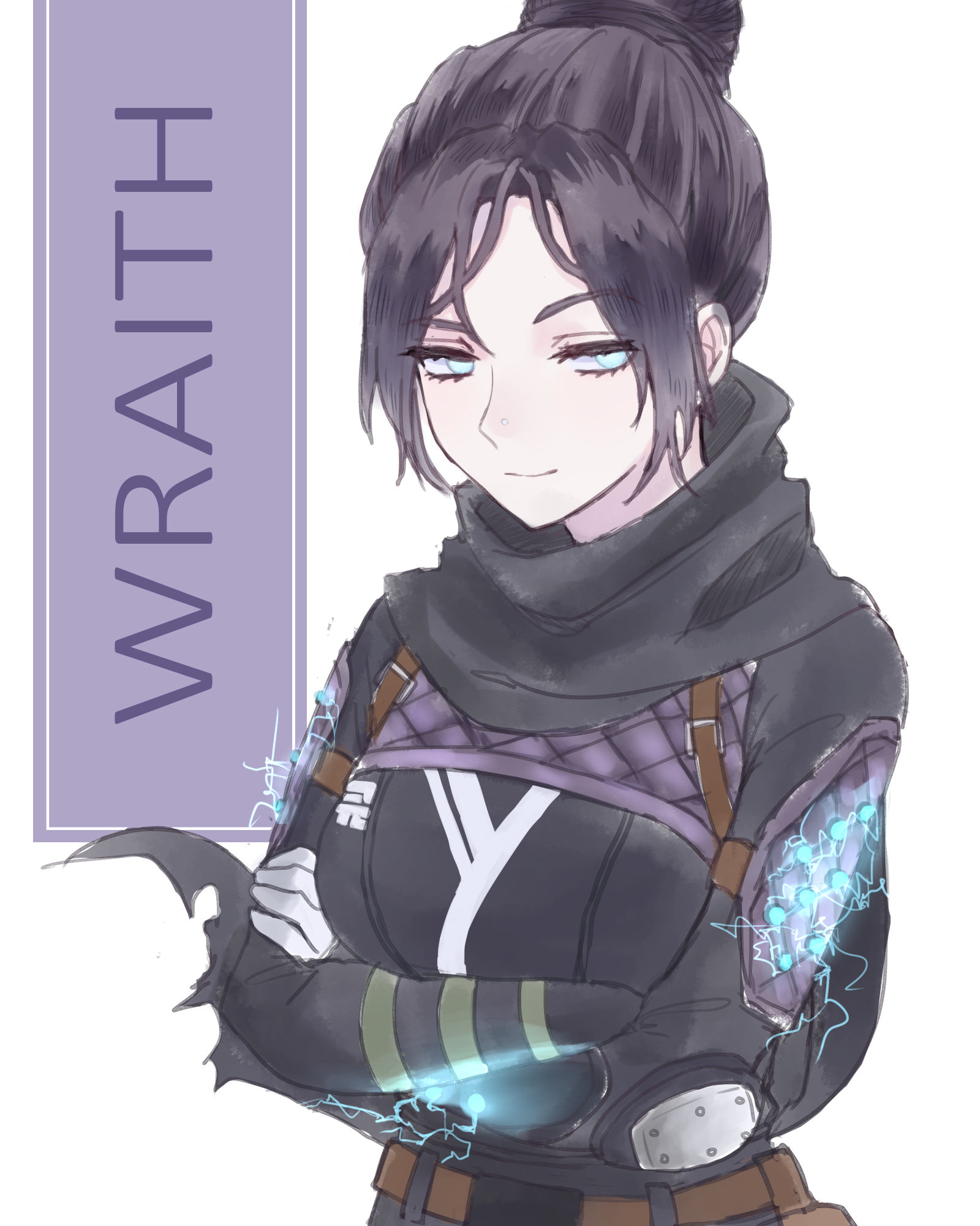 Wallpaper #9mcXC5MBSpphPi3-o9cX39 Wraith Apex Legends Drawn by Cookie Cocoa Danbooru
