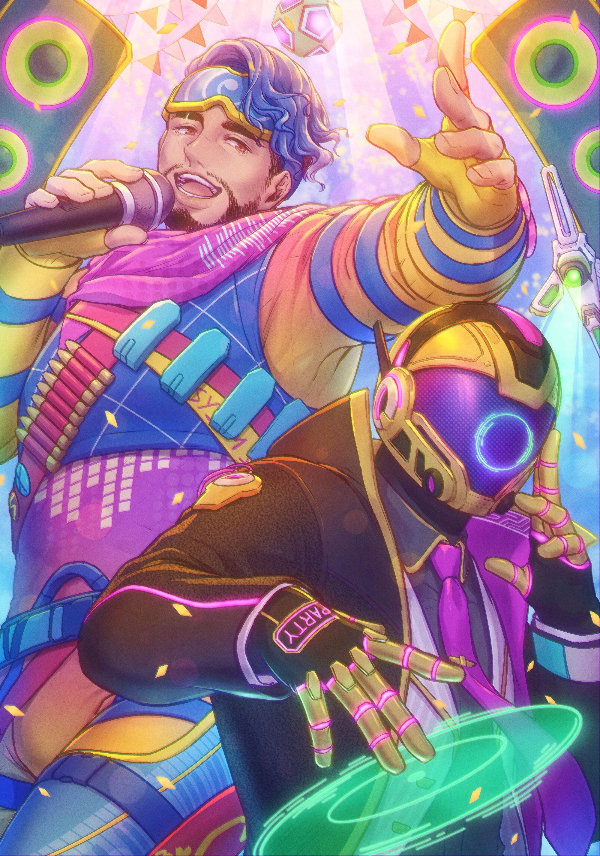 Wallpaper #D4srdpcBcm9NJah-hnhC148 Crypto Mirage and Technocrat Crypto Apex Legends Drawn by Dbox 2525