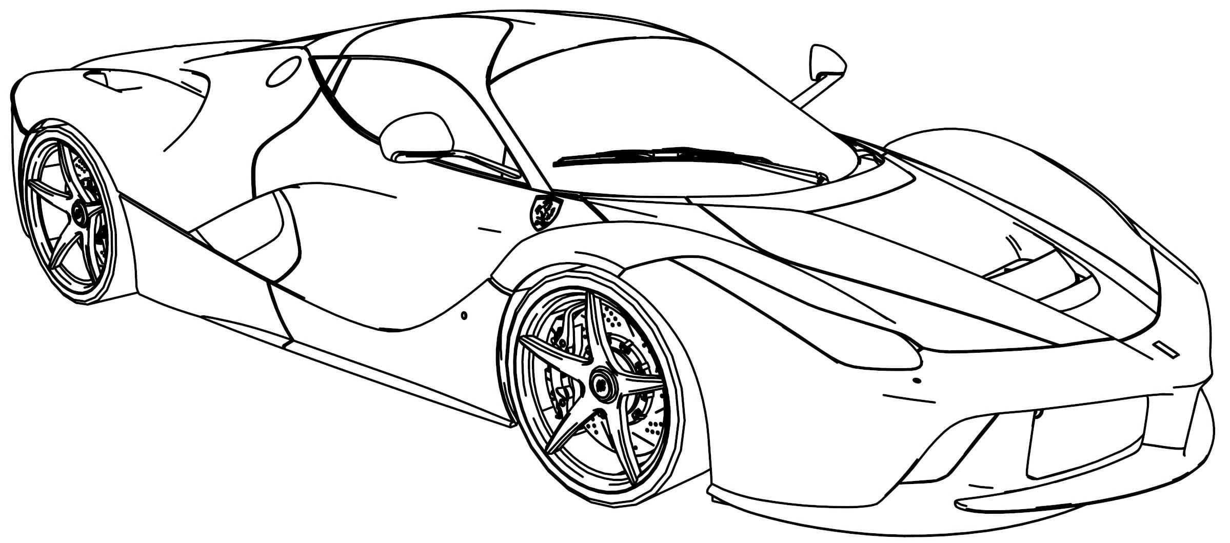 Wallpaper #dJ_uWZMBcUVgGJNourKr392 Ferrari Laferrari Coloring Pages