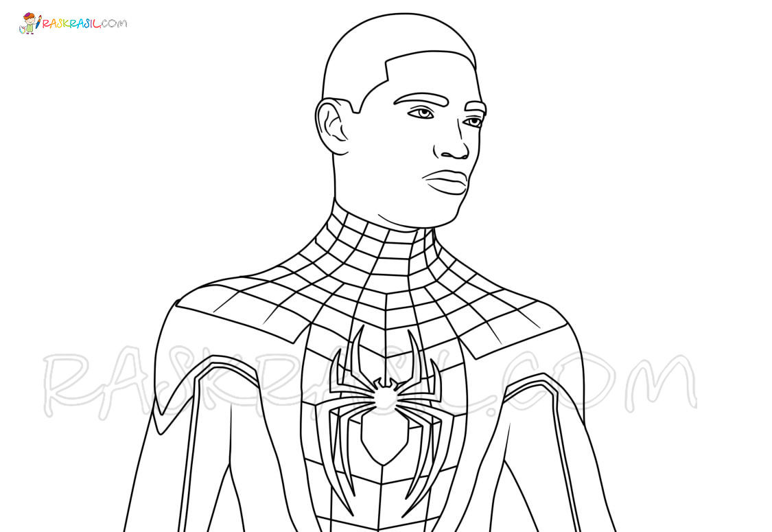 Wallpaper #itWJNpMBY0Iw2JDG0pGJ292 Spider Man Coloring Sheets Miles Spiderman Appears for the First Time