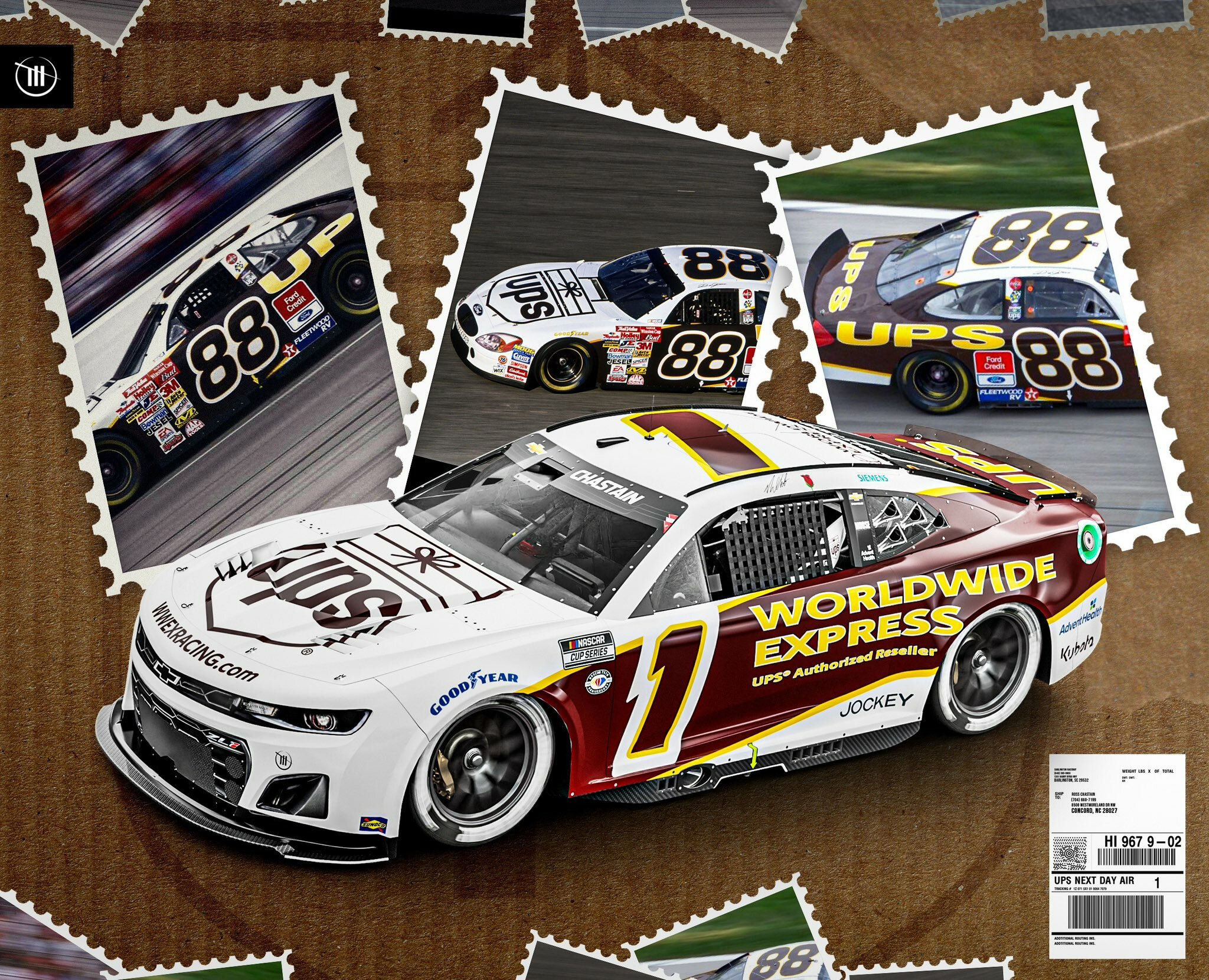 Wallpaper #ERoEUZMB1yWOL4qgEYHK160 2023 NASCAR Cup Series Darlington Throwback Paint Schemes