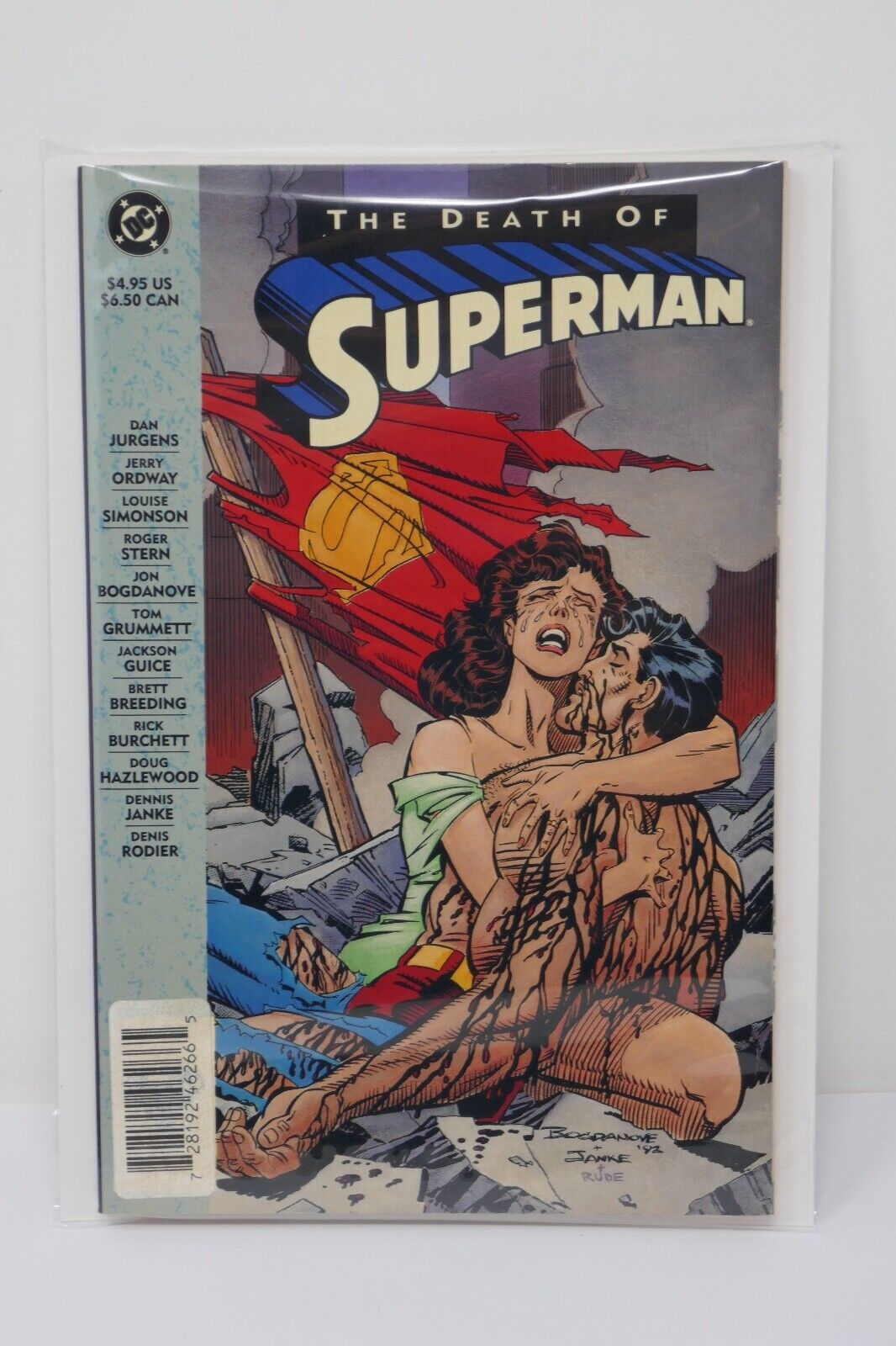 Wallpaper #4E327 The Death of Superman Comic
