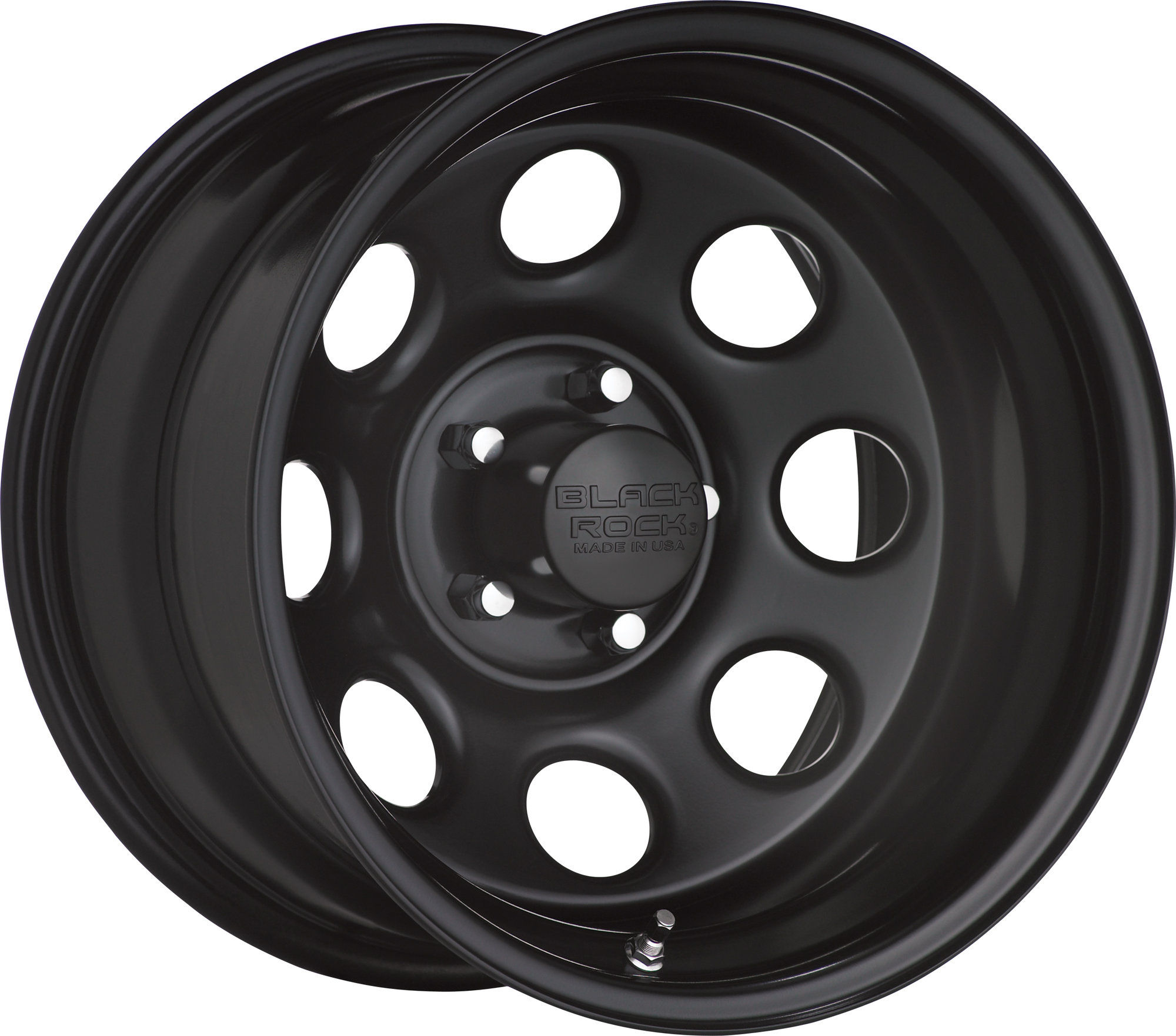 Wallpaper #1mfeBJMBSpphPi3-LLnJ220 Black Rock Series 997 Type 8 Steel Wheel in Matte Black for Jeep