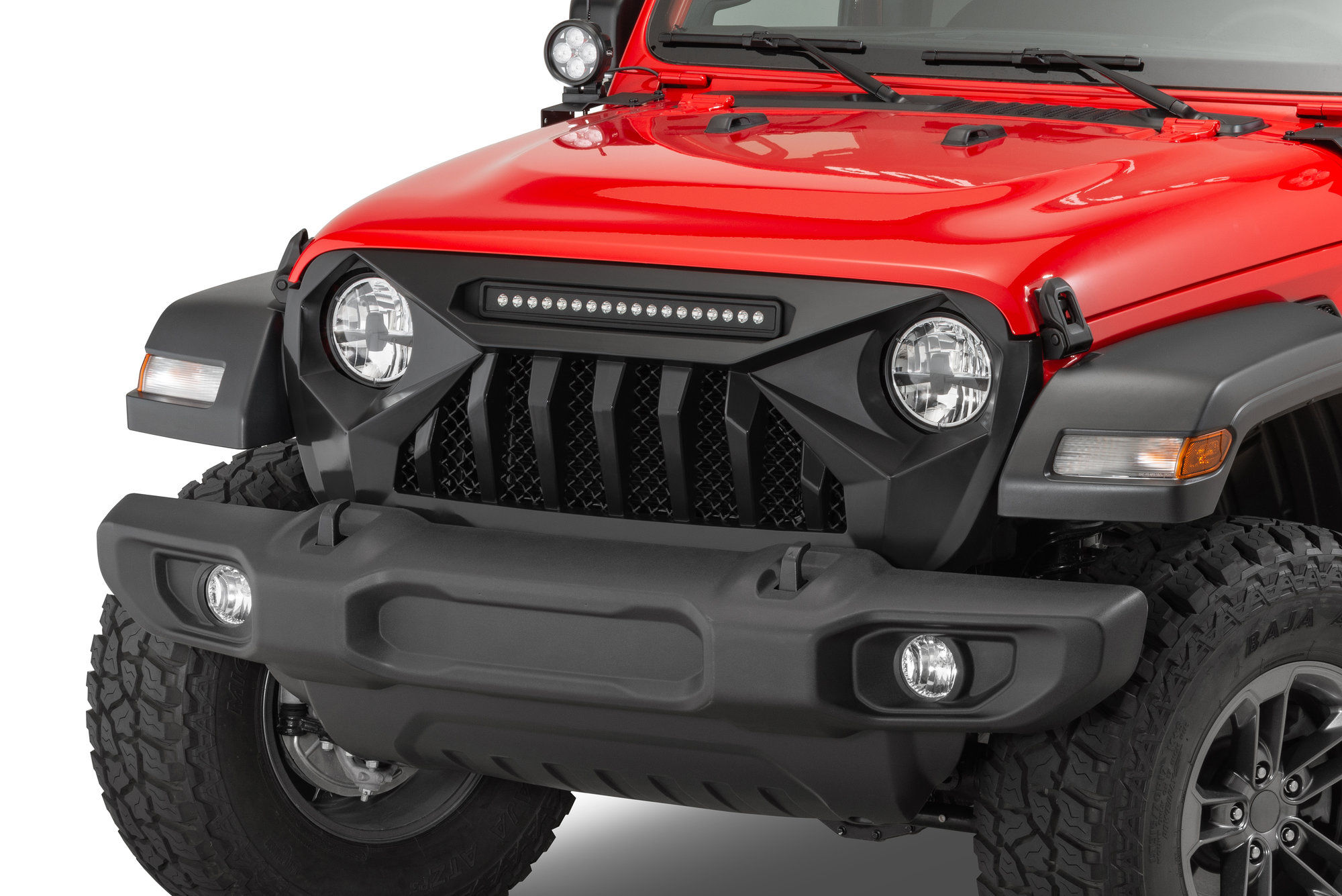 Wallpaper #shnvO48BtGB6xQ78DrIg42 Overtread 19032 Pilot Rock Front Grille for 18 20 Jeep Wrangler Jl