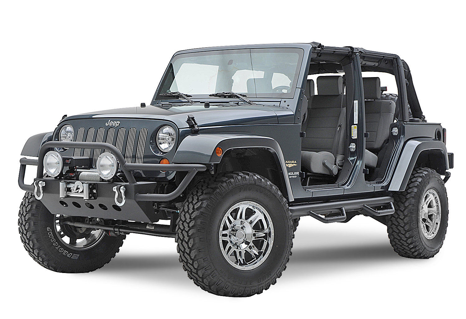 Wallpaper #4664c Mopar Factory Sahara Side Steps for 18 Up Jeep Wrangler Jl Unlimited