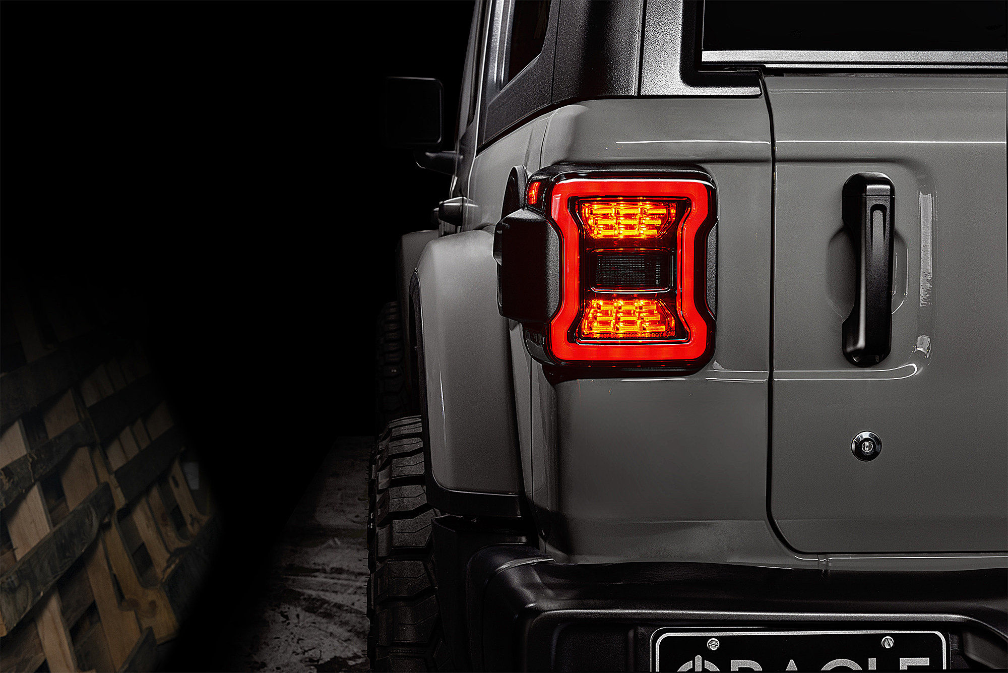 Wallpaper #rxmwO48BtGB6xQ78jrEv7 Oracle Lighting 5852 504 Black Series LED Tail Lights for 18 22 Jeep