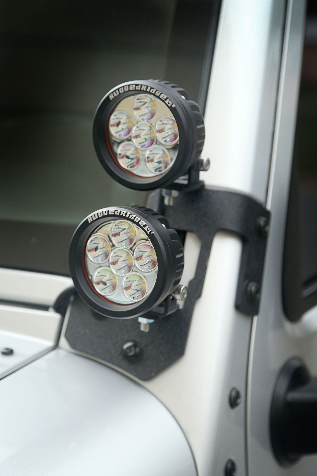 Wallpaper #rxmwO48BtGB6xQ78jrEv59 Rugged Ridge Dual a Pillar Light Mount Kit with 35 Round LED Lights