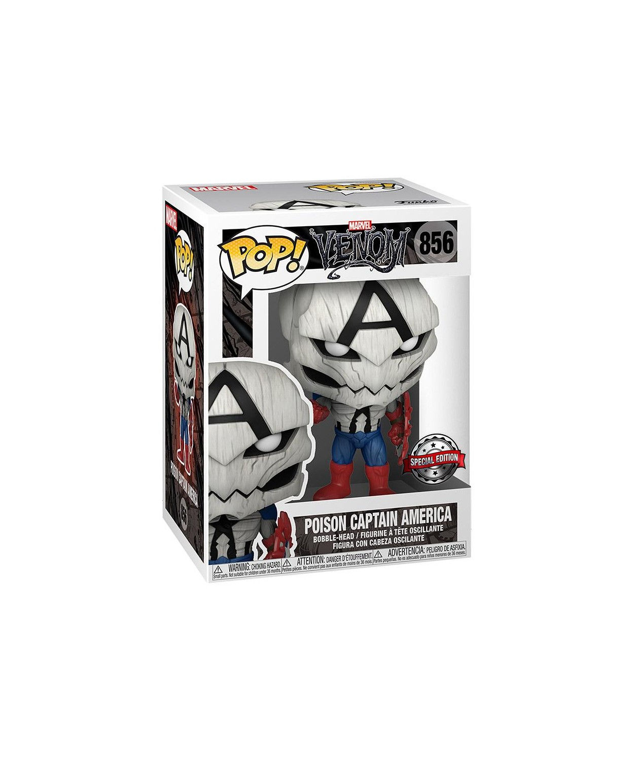 Wallpaper #vWfWEJMBSpphPi3-LPSt372 856 Funko Pop Marvel Venom Poison Captain America