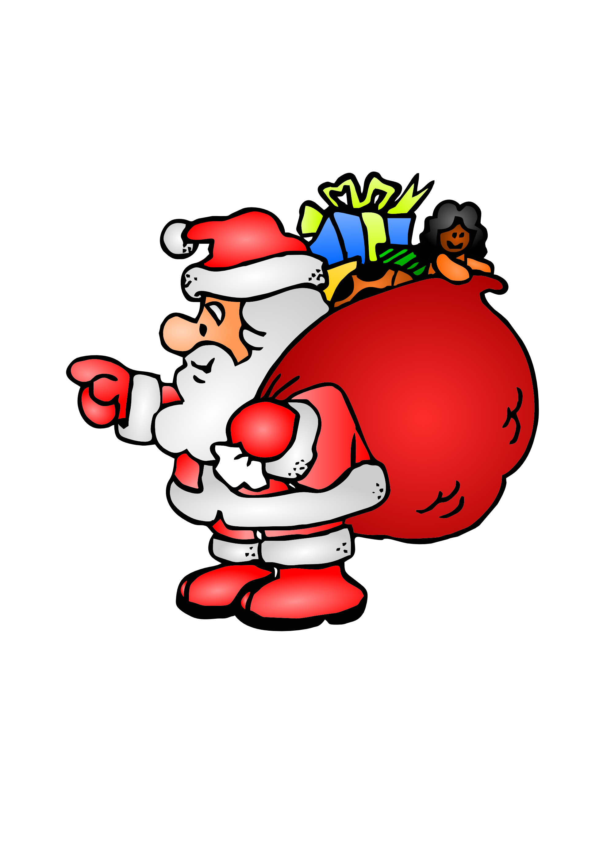 Wallpaper #xzG0NZMB5zzyi_yYrFcC227 Santa Claus Bag Xmas Clipart Panda Free Clipart Images