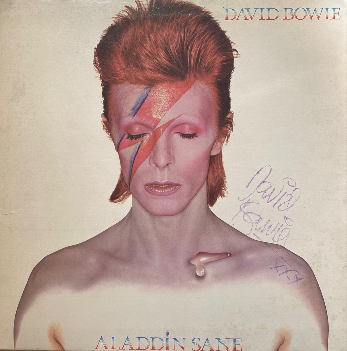 Wallpaper #7030a Aladdin Sane De David Bowie Cd Chez Libertemusic Ref123255141