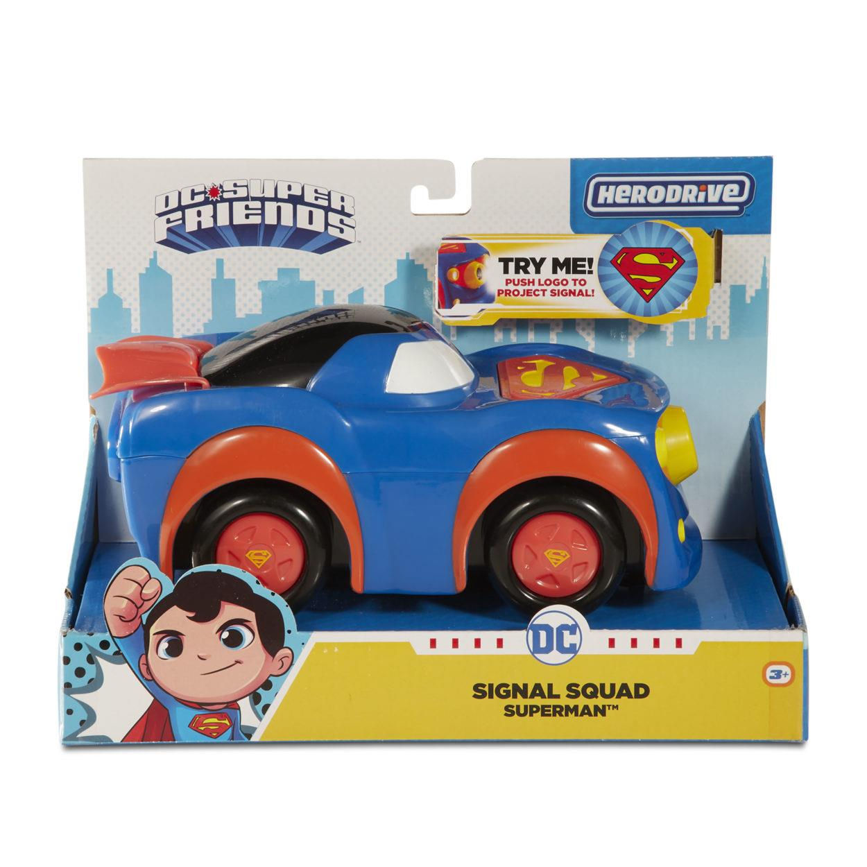 Wallpaper #wWh_I5MBSpphPi3-JTVO177 Herodrive DC Signal Squad Superman Car Toy Lights 3 Years 21664604274