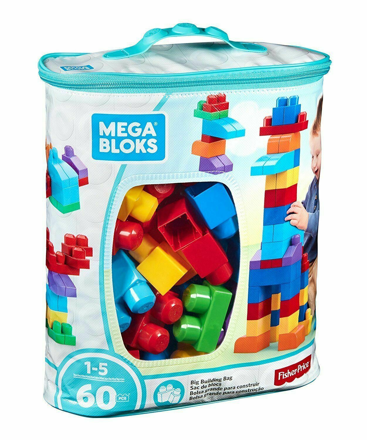 Wallpaper #634d6 Mega Bloks First Builders Big Building Bag with Big Building Blocks