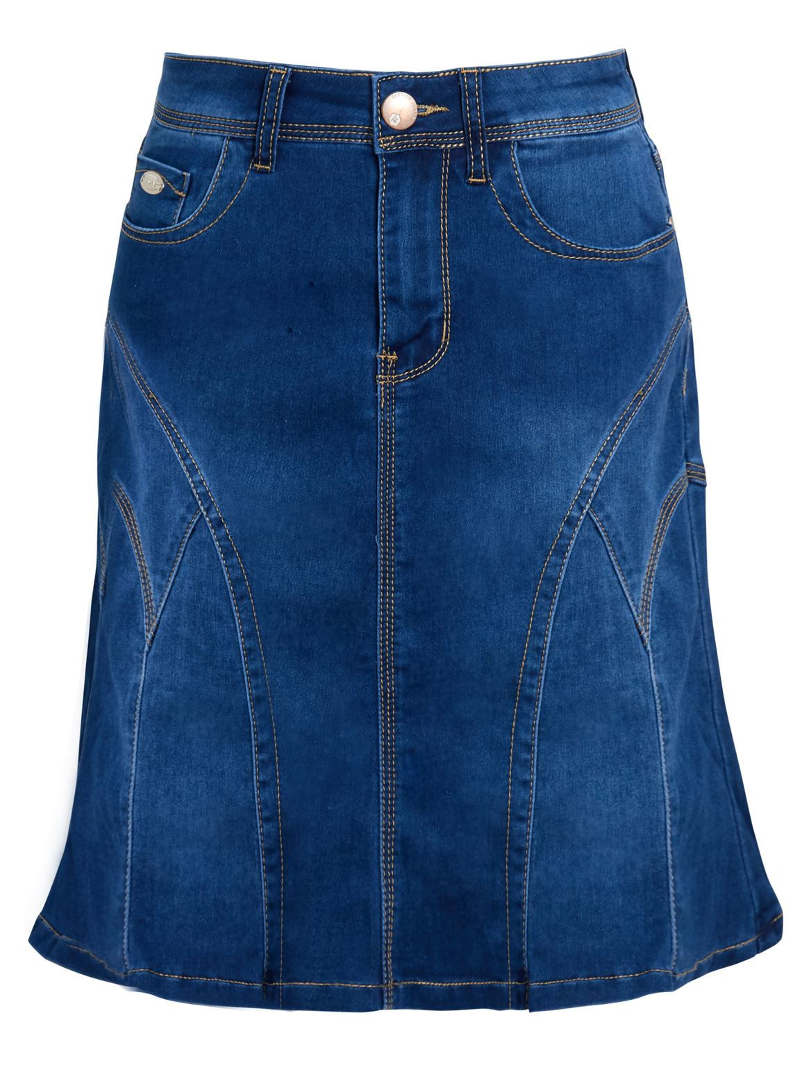 Wallpaper #1DADC Missguided Blue Authentic Vintage Superstretch Denim Mini Skirt Lyst