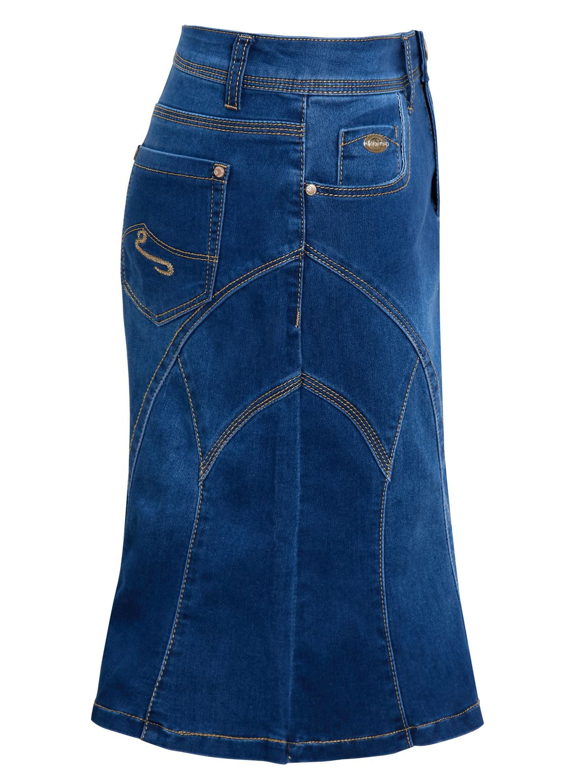 Wallpaper #1DADC Missguided Blue Authentic Vintage Superstretch Denim Mini Skirt Lyst