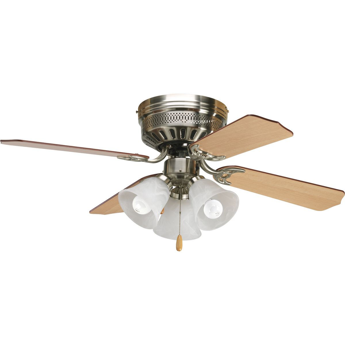 Wallpaper #57EF4 Mainstays 42 Hugger Metal Indoor Ceiling Fan with Light White 4