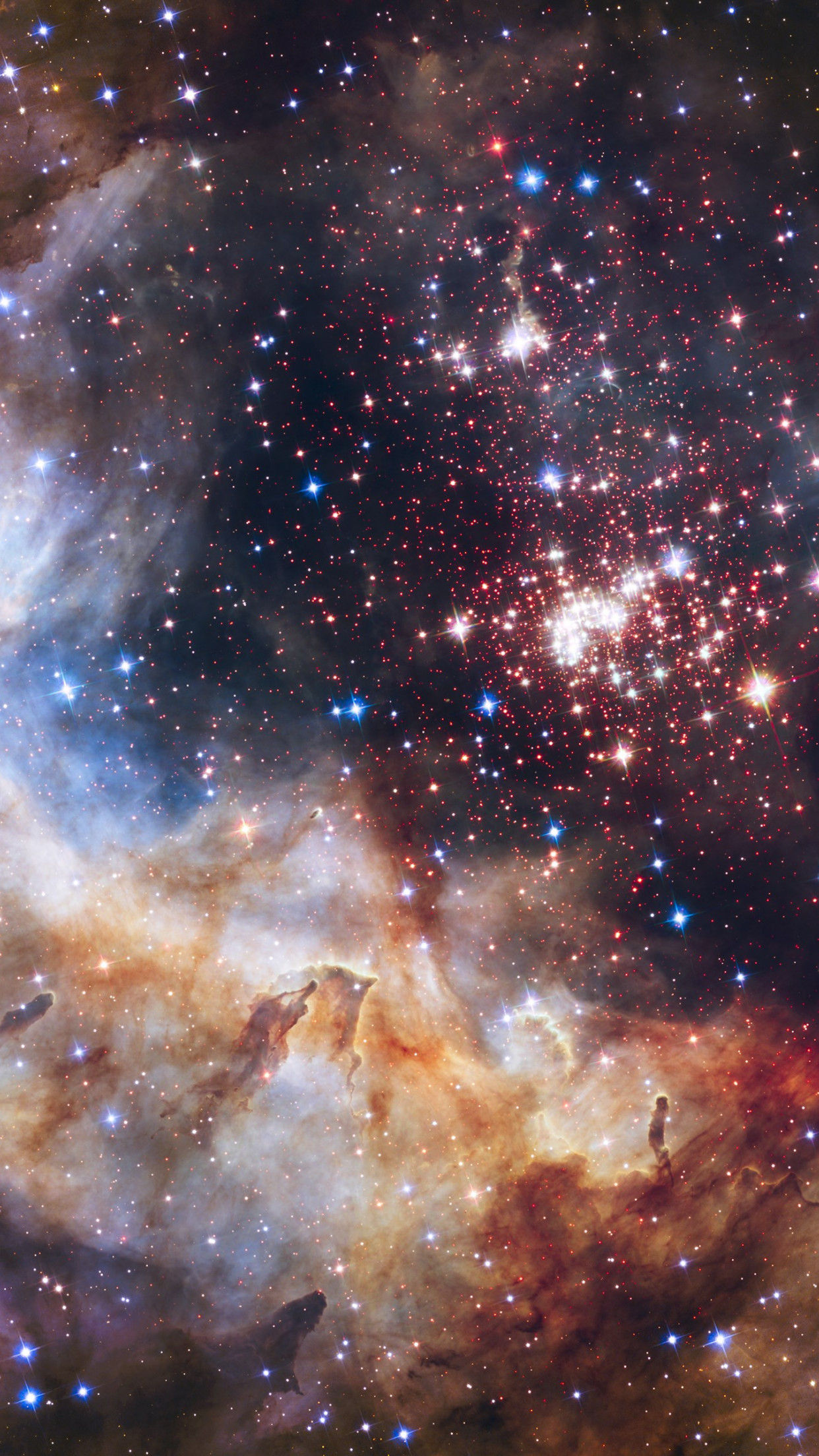 Wallpaper #AWfF-pIBSpphPi3-0pJi120 Download Wallpaper Universe Seen Through Hubble Space Telescope 1242x2208