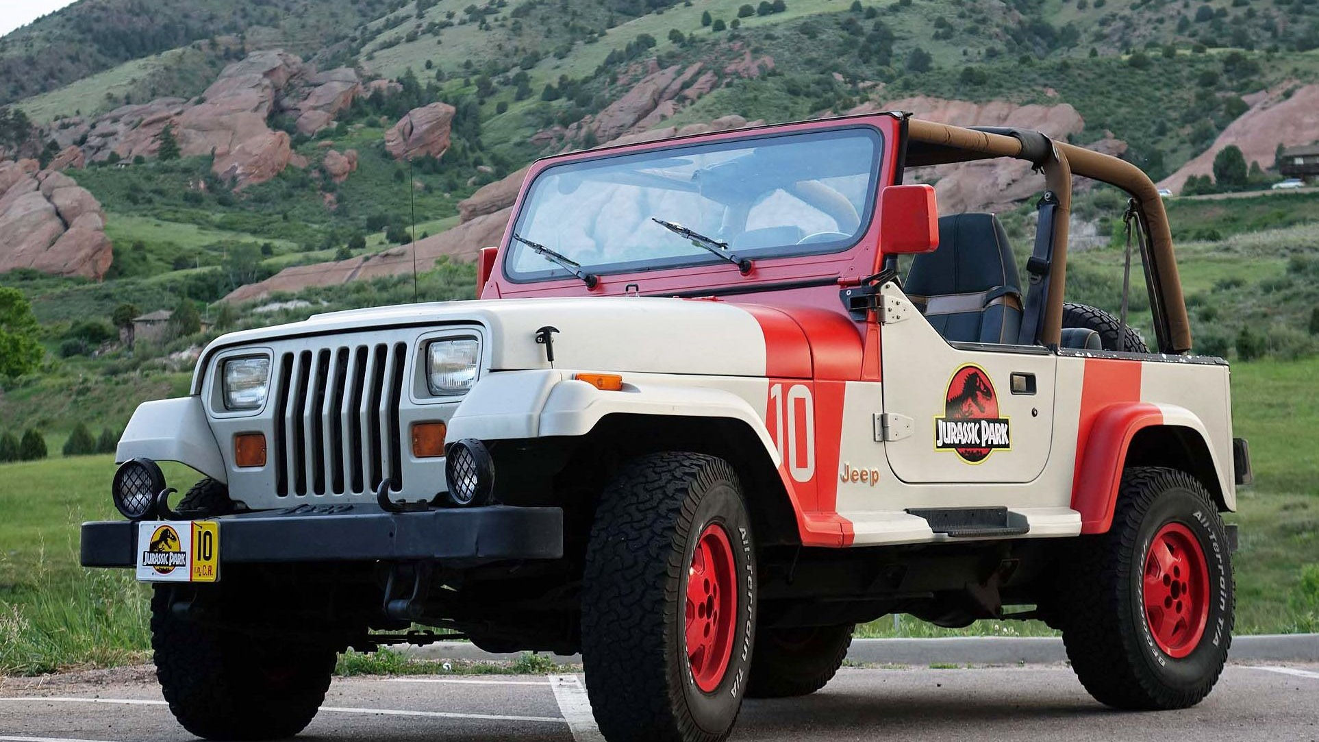 Wallpaper #nDsicJcBSWmA-tzpa4_E121 A Different Kind of Build the World of Jurassic Park Jeep Wrangler