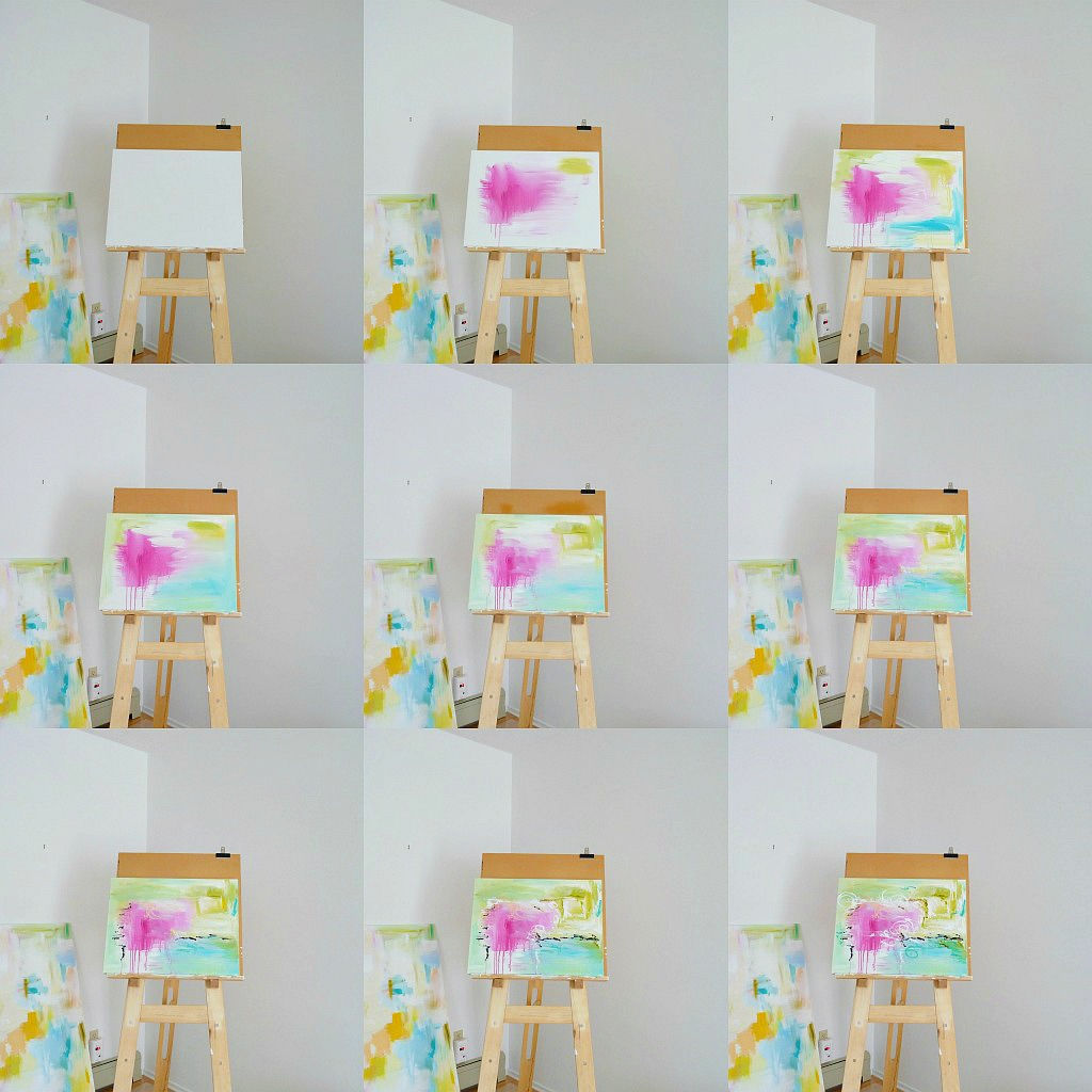 Wallpaper #AWeBD5MBSpphPi3-L-95154 Diy Abstract Art Tutorial with Step by Step Photos Instructions