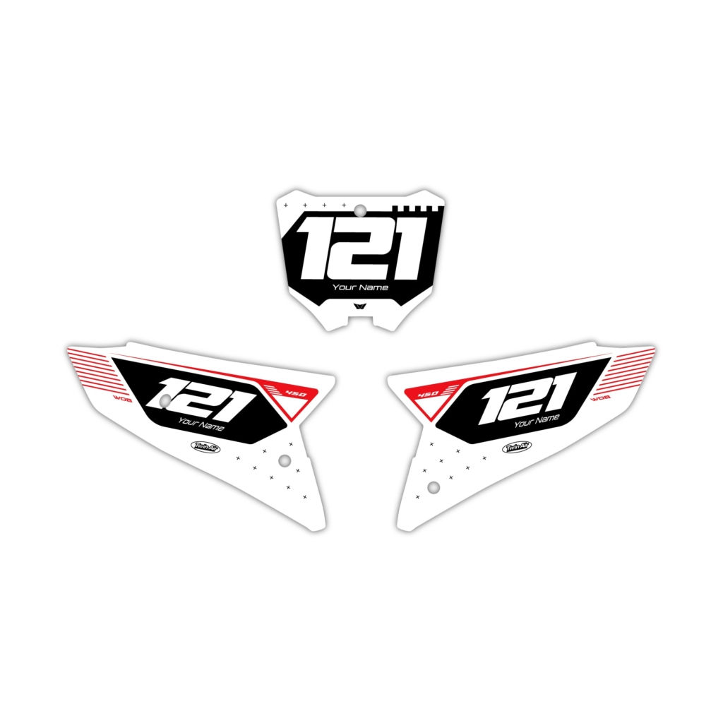 Wallpaper #XmdO75IBSpphPi3-E2Ft225 Replica White Number Board Set for Honda Wob Design