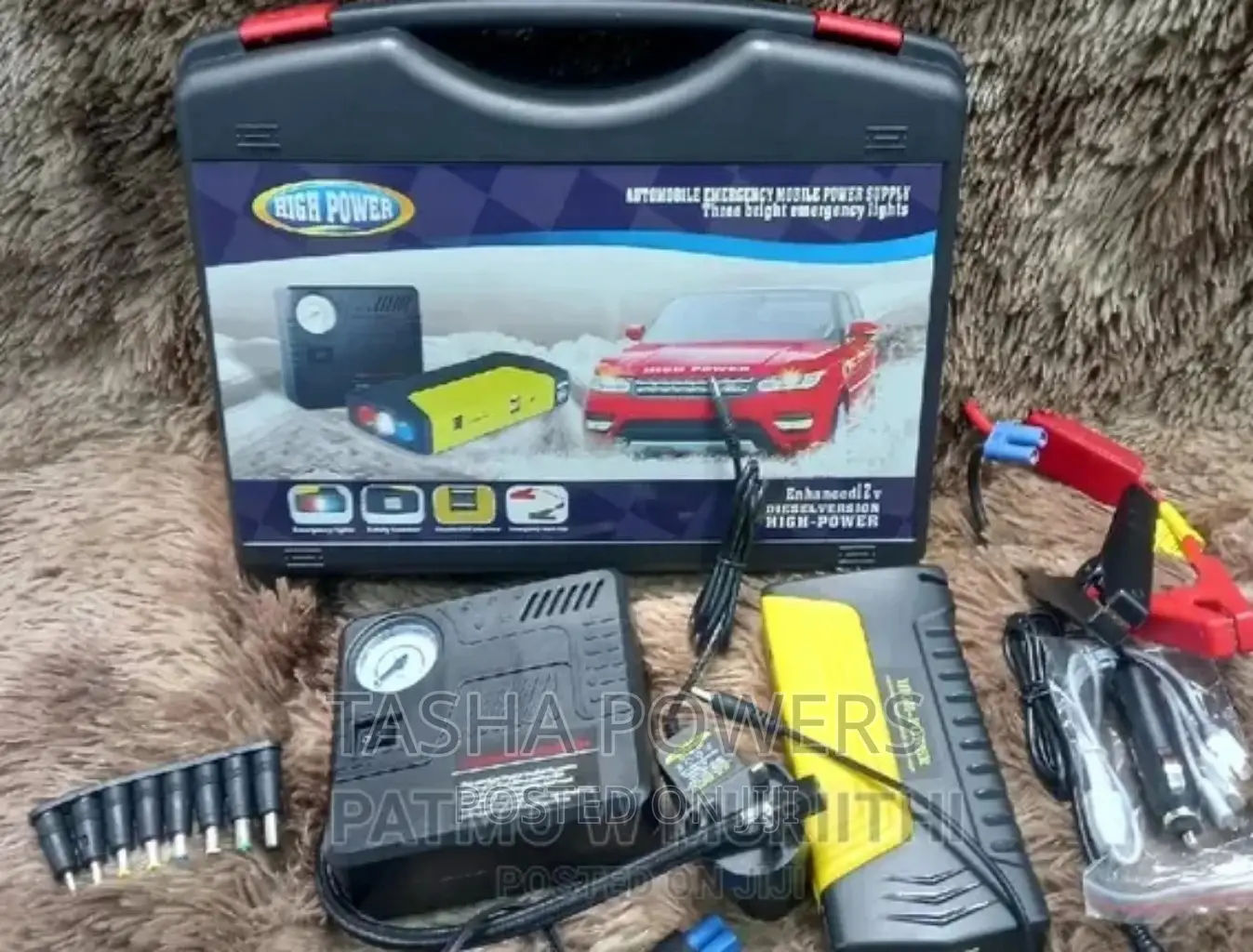 Wallpaper #xJ2lZ5cBkAG5jTCHgrMh136 Portable Car Jump Starter Kit with Air Compressor in Nairobi Central