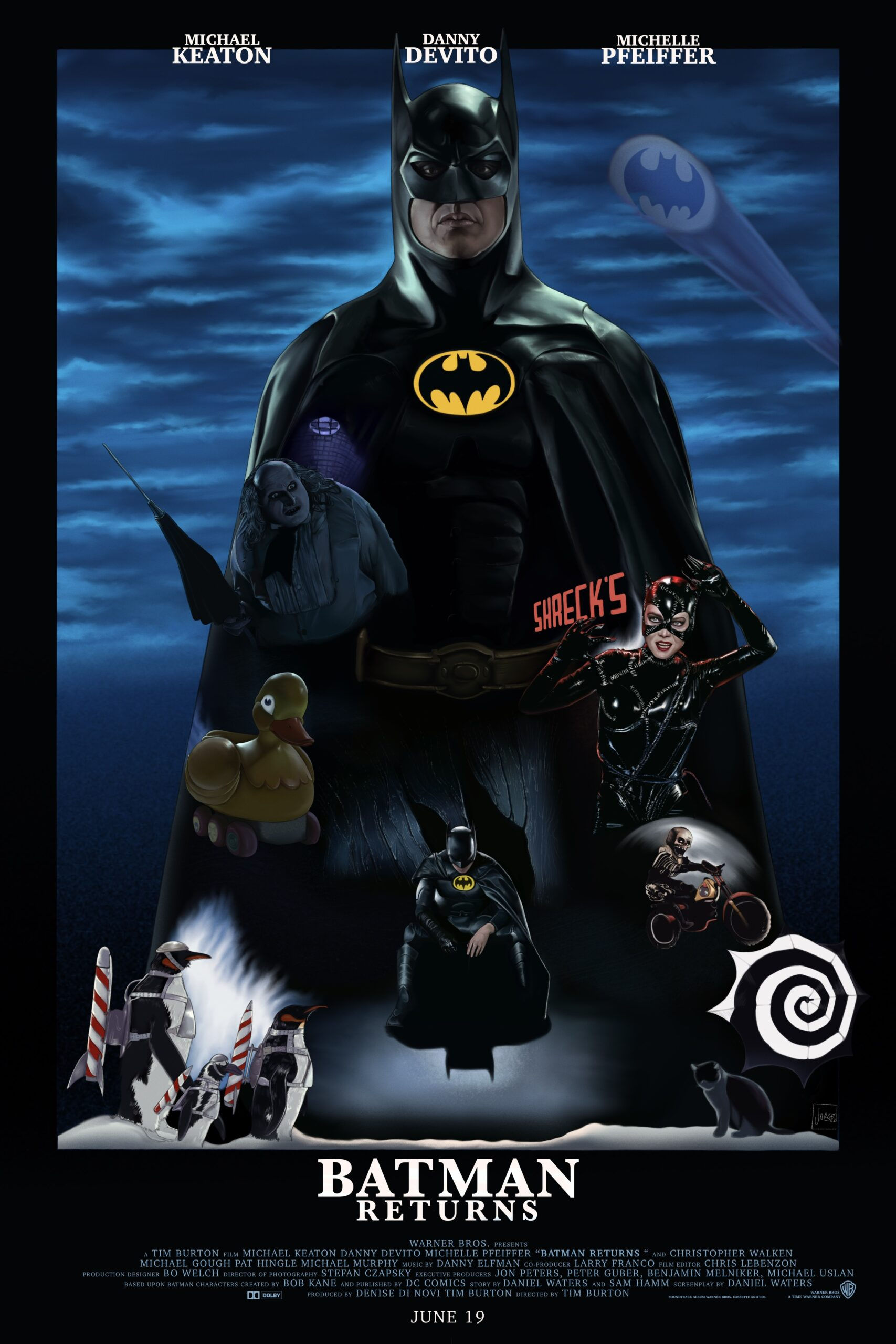 Wallpaper #4OqgVJMBlwTYPL186Qvw23 Batman Returns Poster by Jorge31