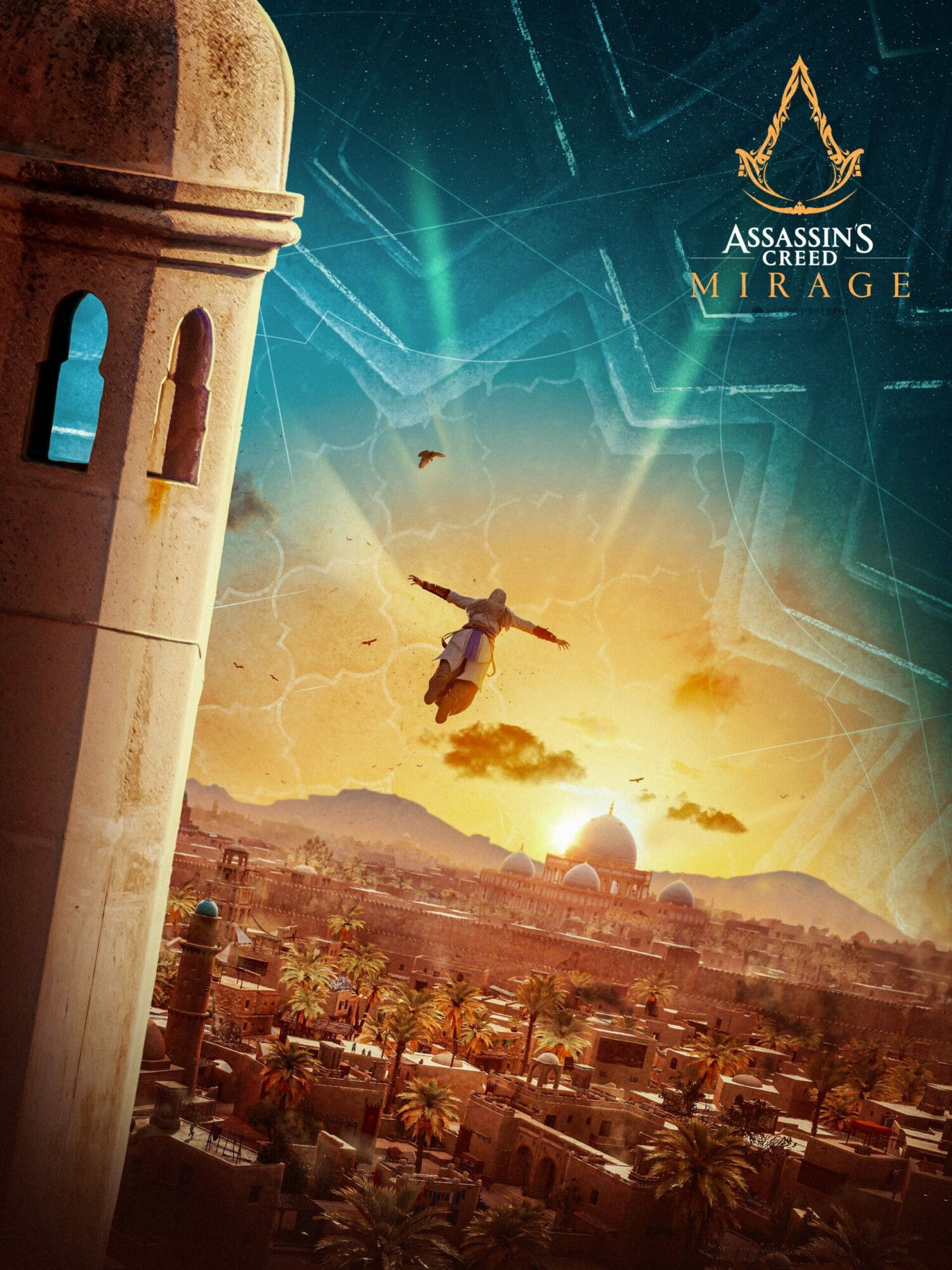 Wallpaper #DWdW85IBSpphPi3-jHVH284 Assassins Creed Mirage Poster by Hubert