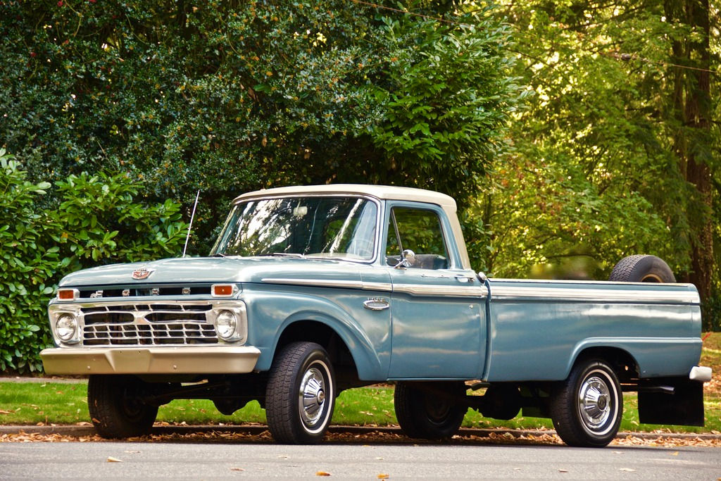 Wallpaper #Fbgc3JIBJvJKYCmET_q9285 Amazing Barn Find 1966 Ford F 100 with 44000 Original Miles Ford